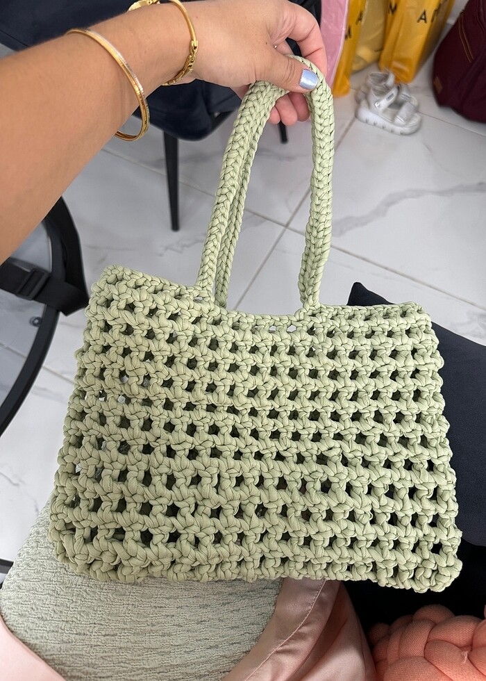 Örgü çanta - Görsel 2