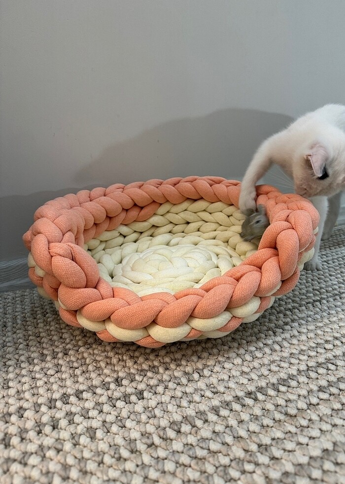 Marshmallow kedi yatağı - Görsel 2