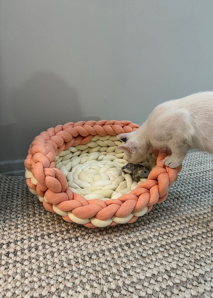 Marshmallow kedi yatağı - Görsel 4