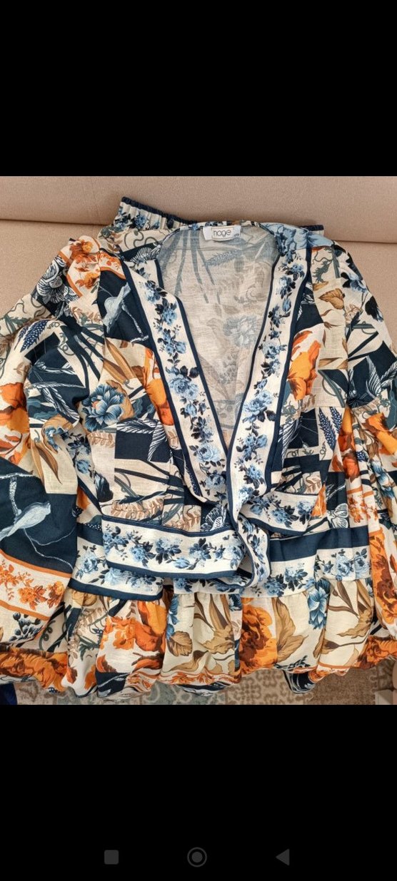 Çiçek Desenli Uzun Bohem Elbise - Görsel 2