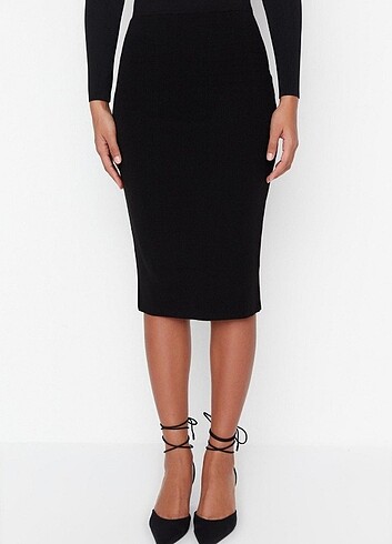 Trendyolmilla triko etek - Görsel 5