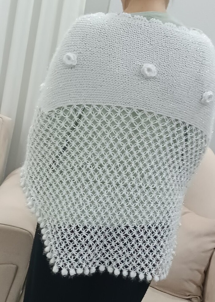 El örmesi simli şal - Görsel 2