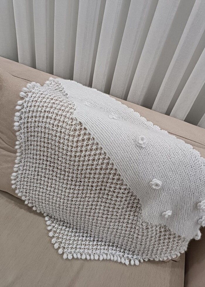 El örmesi simli şal - Görsel 4