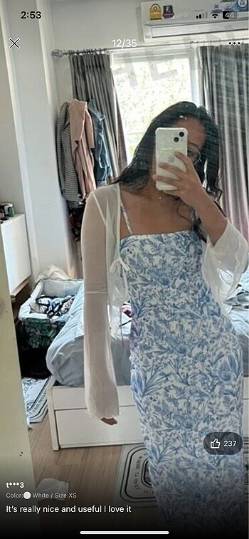 Sheinside shein tül üst