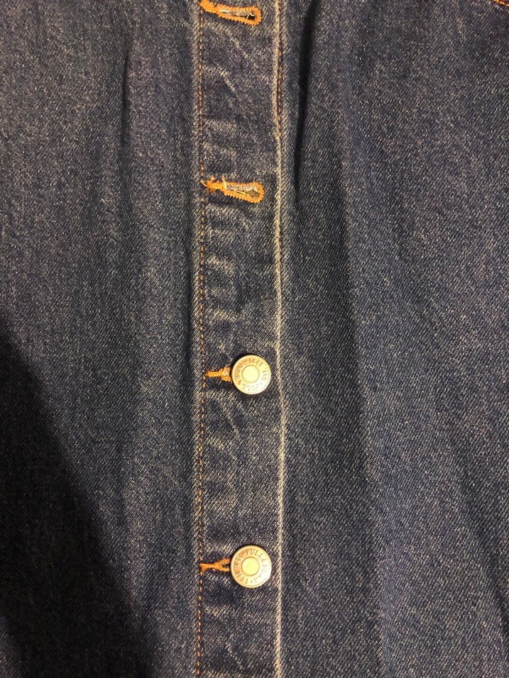 Düğmeli Midi Kadın Kot Etek - Görsel 3