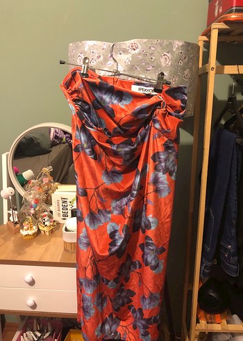 Çok renkli ipekyol etek - Görsel 4