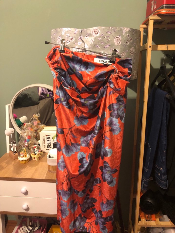 Çok renkli ipekyol etek - Görsel 4