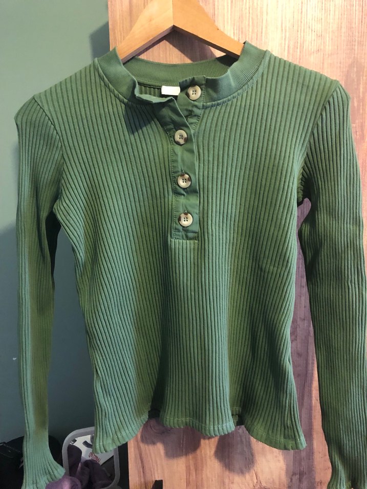 2 adet Düğmeli Siyah Uzun Kollu Kadın Kazak - Görsel 5