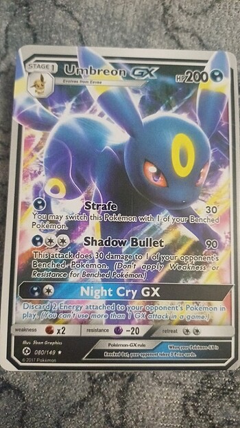 Pokemon kartı Umbreon