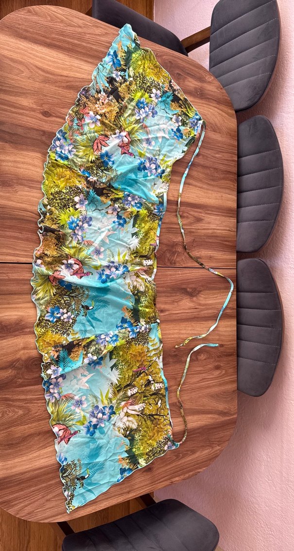 Bohem Çok Renkli Belden Dolama Pareo - Görsel 5