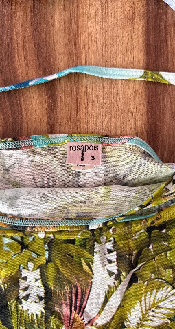 Bohem Çok Renkli Belden Dolama Pareo - Görsel 3