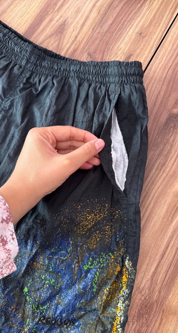 Erkek Siyah Bağlamalı Mayo Şort - Görsel 5