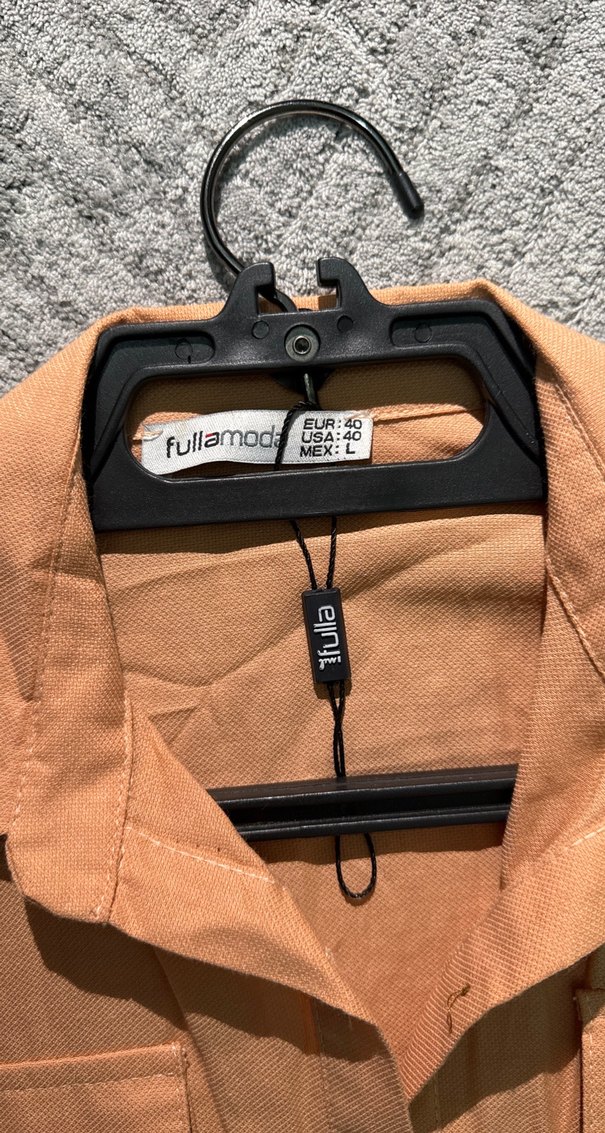 Düğmeli Yavru Ağzı Keten Midi Kadın Elbise - Görsel 5