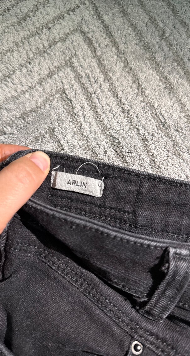 Siyah Skinny Kadın Denim Jean - Görsel 4