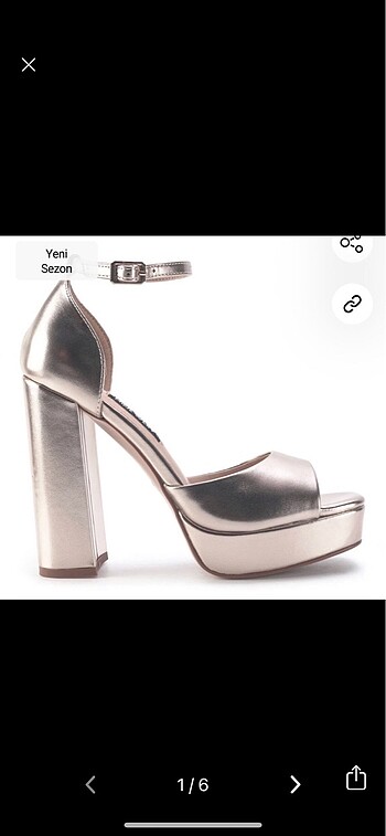 Nine West Platform topuklu ayakkabı