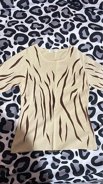 Zebra desen bluz