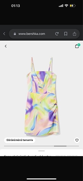 BERSHKA mini elbise 