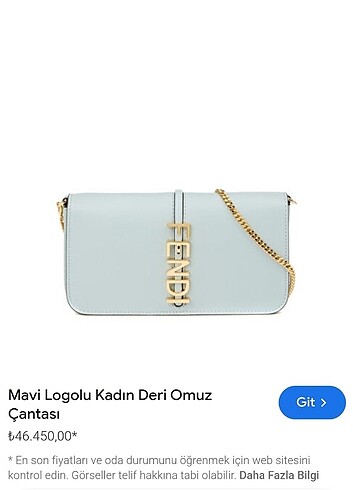 Fendi marka deri çanta 