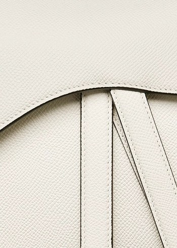 Cristian Dior Beyaz Deri Kadın Çanta - Görsel 8