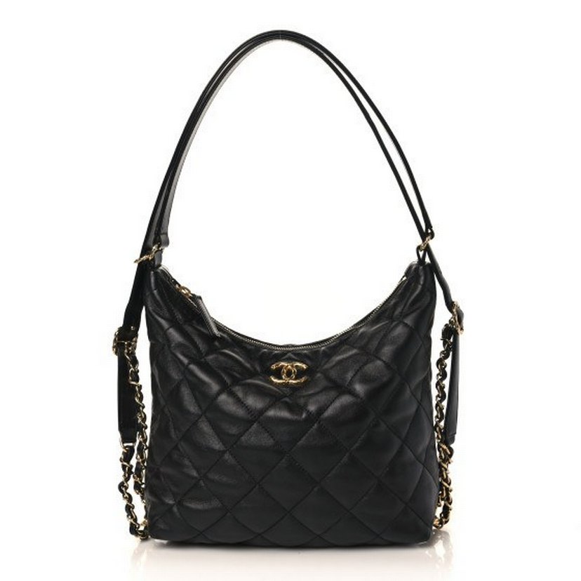 Chanel Siyah Deri Kadın Omuz Çantası - Görsel 5