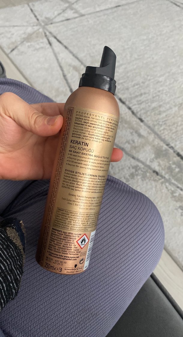 Syoss Keratin Saç Köpüğü 250 ml - Görsel 2