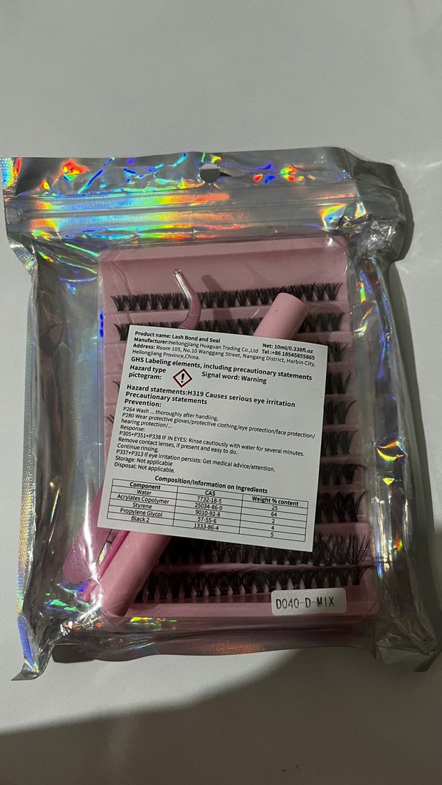 Pembe Takma Kirpik Seti ve Uygulama Araçları - Görsel 2