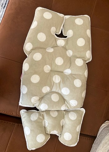 Bebek Arabası ve Puset Minderi - Gri Kahverengi - Görsel 3