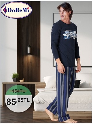 L Beden Erkek Pijama Takımı 