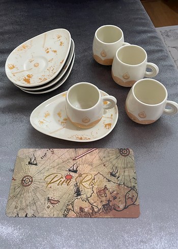 Beyaz Kahve Fincanı ve Tabak - Görsel 3