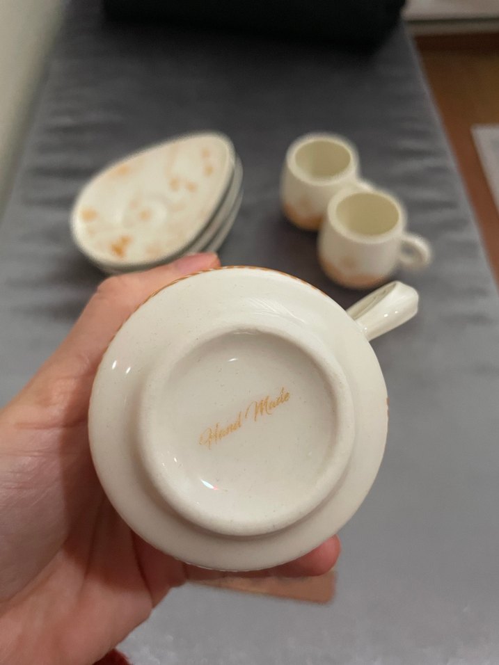 Beyaz Kahve Fincanı ve Tabak - Görsel 5