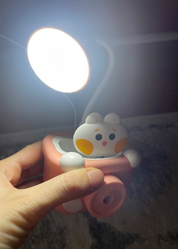 Pembe Pastel Dekoratif Masa Lambası - Görsel 5