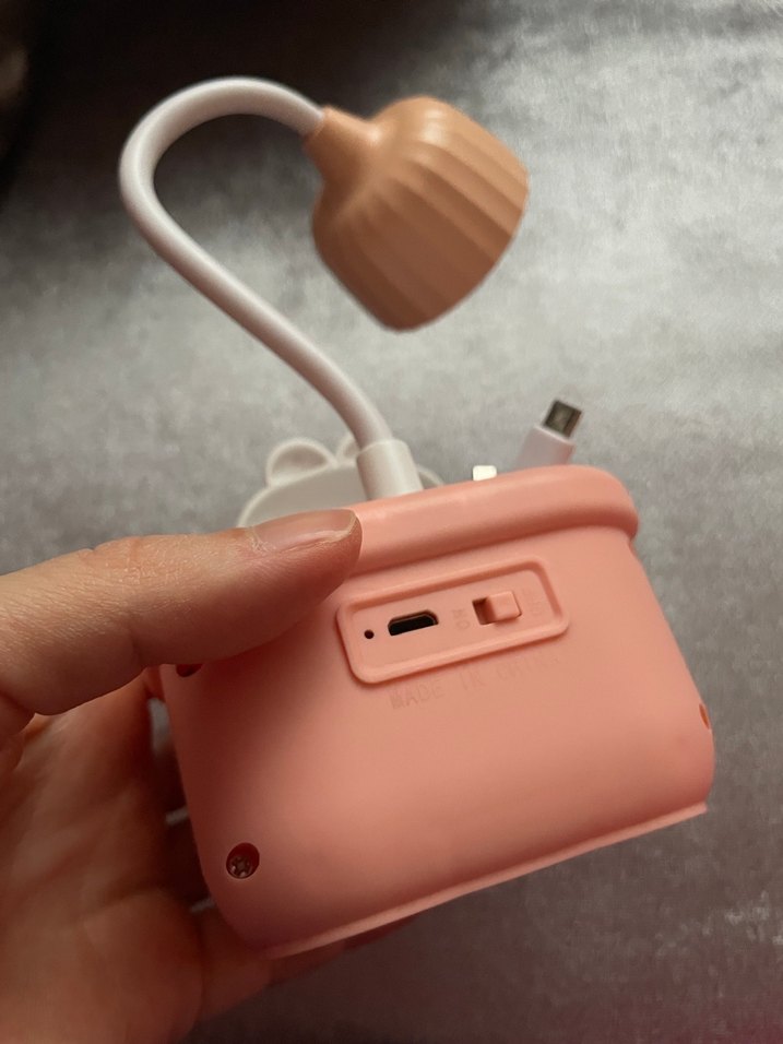 Pembe Pastel Dekoratif Masa Lambası - Görsel 3