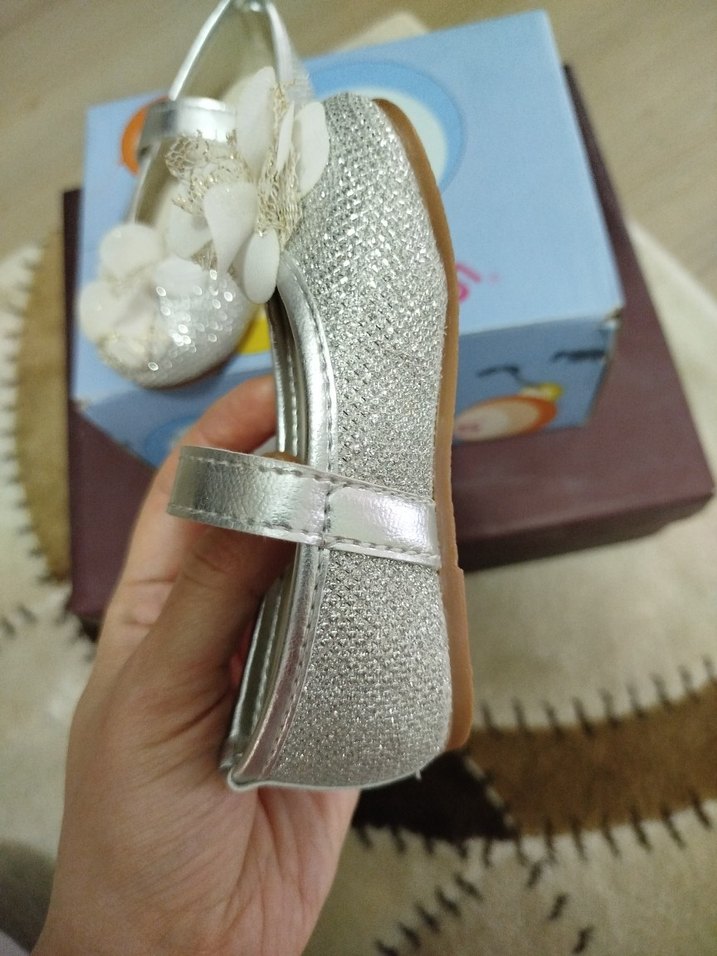 Kız Çocuk  Fırfırlı Babet Ayakkabı - Görsel 3