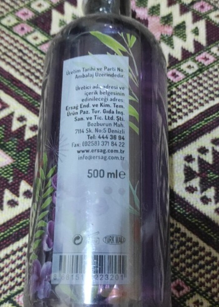 Ersağ duş jeli 500 ml leylak kokulu - Görsel 2