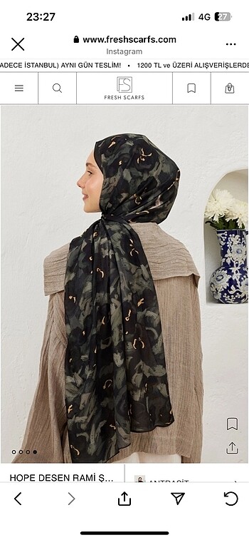 Fresh Scarfs Rami Şal