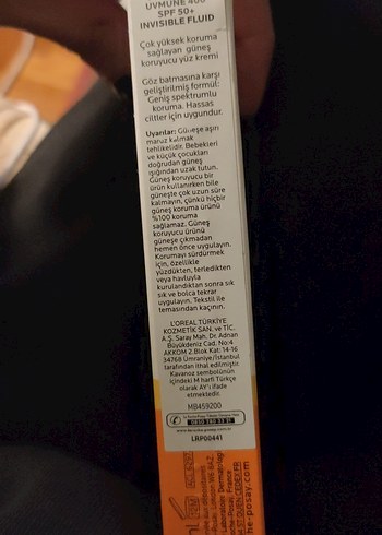 La Roche-Posay Anthelios UVMUNE 400 SPF 50+ Güneş Koruyucu - Görsel 4