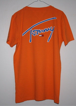 m Beden turuncu Renk Tommy Jeans Signature Orange 