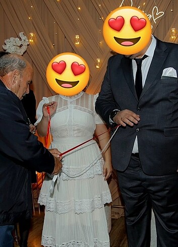 xxl Beden beyaz Renk Nish for you beyaz güpürlü elbise