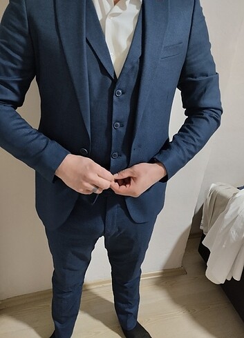 Ceket + pantolon+ yelek tam takım