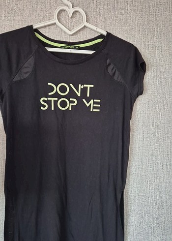 Siyah Kısa Kollu spor  tsört - Görsel 2