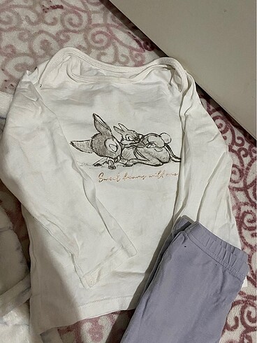 Walt Disney World Kız bebek Sabahlıklı pijama takımı.