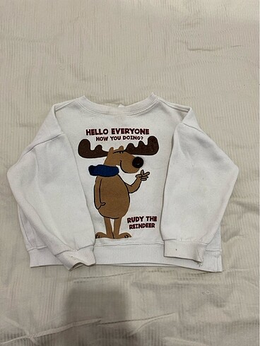 Zara swetshirt 3-4 yaş