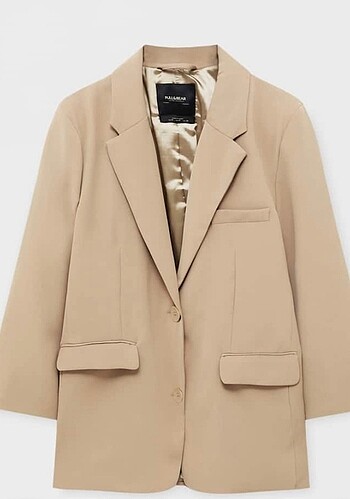 Pull&Bear katlı yaka maskülen blazer