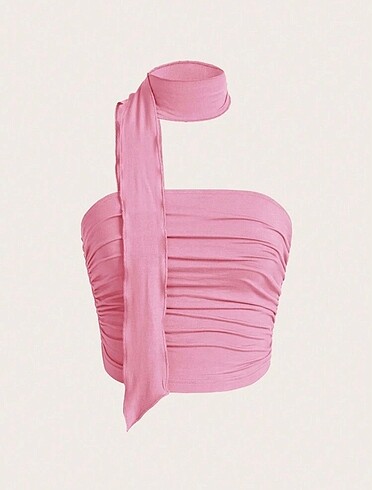 Shein straplez bluz