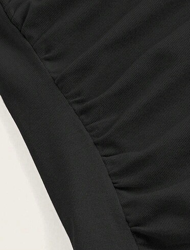 s Beden siyah Renk Shein halter yaka top