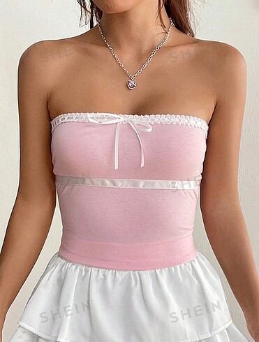 Y2k coquette Lolita straplez