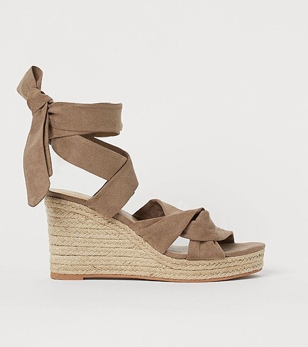 36 Beden H&M dolgu topuklu sandalet