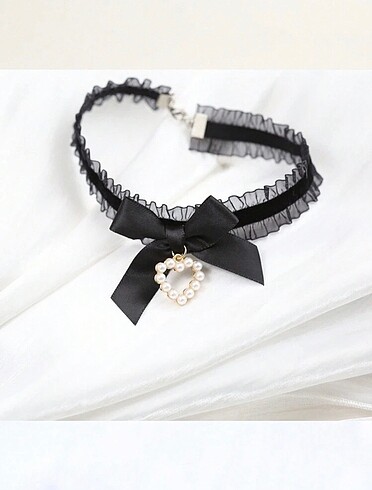 Sheinside Kawai Anime Cosplay Kalp Dantel choker