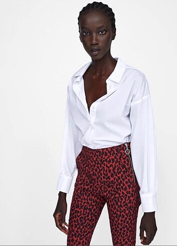 Zara leopar pantolon - Görsel 2