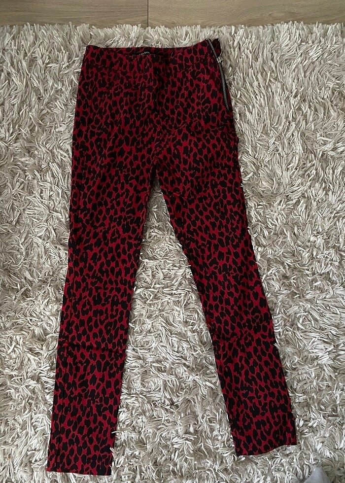 Zara leopar pantolon - Görsel 4